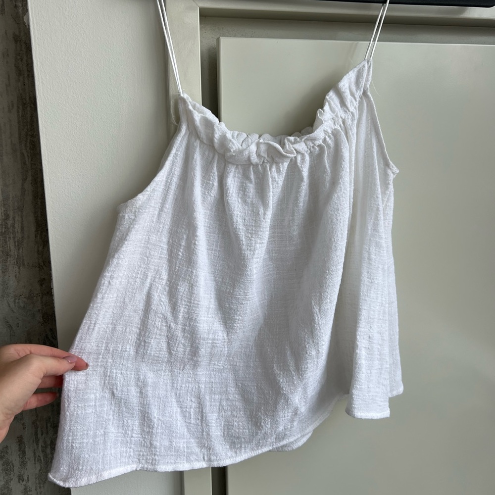 White tank top